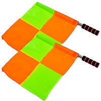 Прапорці суддівські футбольного арбітра 2шт SP-Sport C-4949 2шт