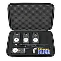 Сигналізатор клювання 3+1 GLADIATOR RF698 Black з пейджером Набір для риболовлі R_2546