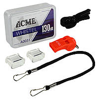 Свисток спортивний суддівський пластиковий зі шнурком A0031 ACME кольори в асортименті