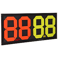 Табло заміни гравців двостороннє 4 цифри SP-Sport C-2912-00-00
