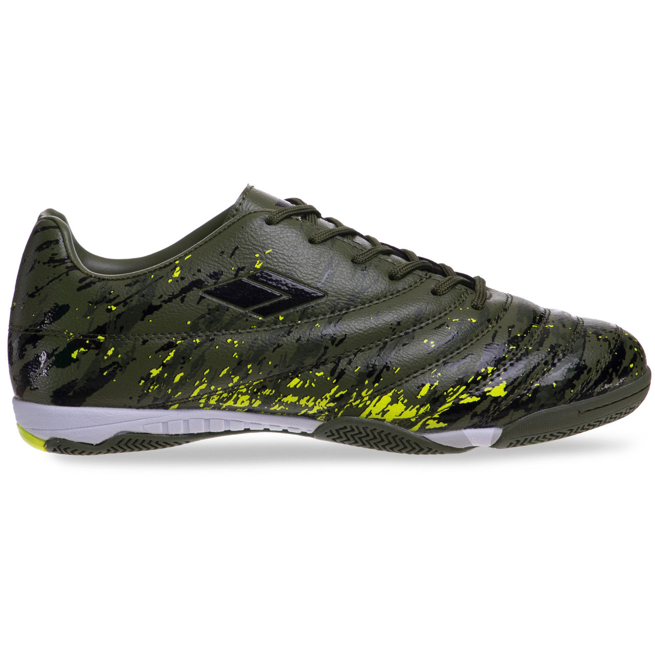 Футзалки взуття для міні-футболу OWAXX 20517A-5 розмір 40-45 темно-зелений-чорний-салатовий, фото 1