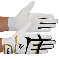 Рукавички для бейсболу та софтболу STAR BKG100 розмір S-XL білий