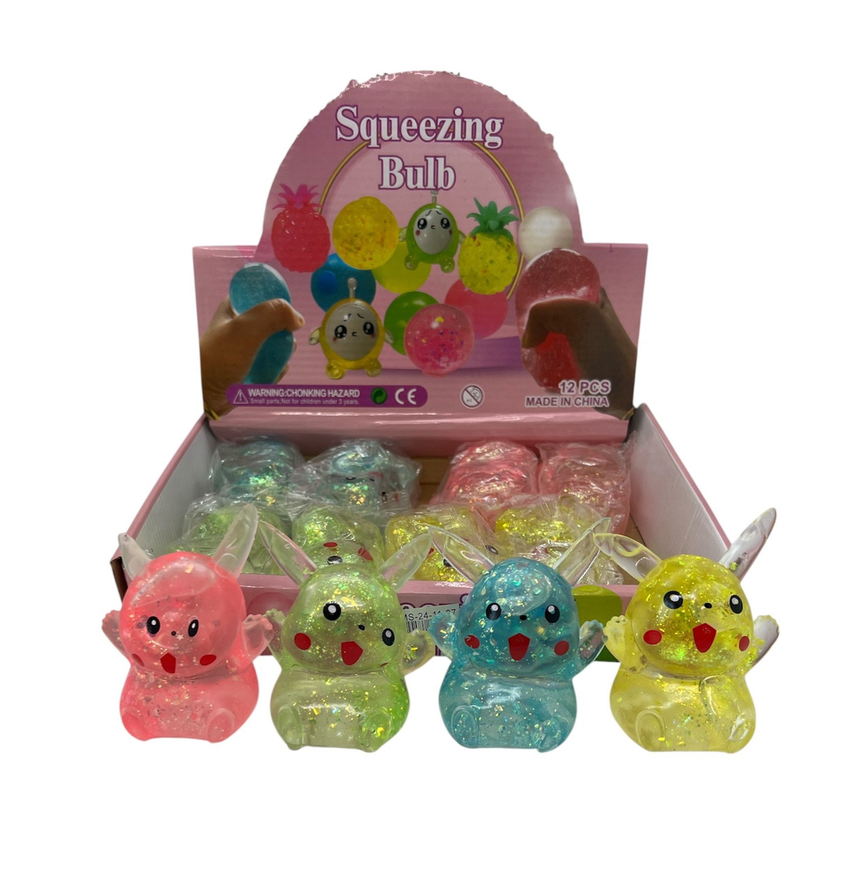 Антістрес Пікачу з блискітками, фото 1