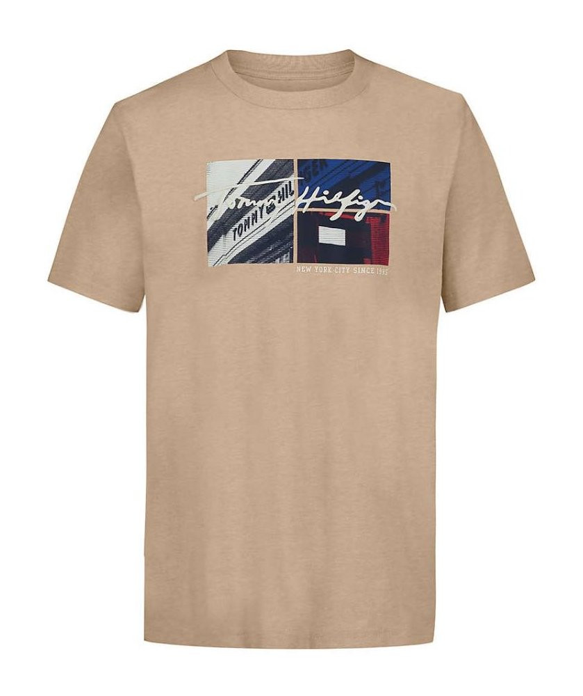 Дитяча футболка Tommy Hilfiger з логотипом 1159843031 (Бежевий M), фото 1