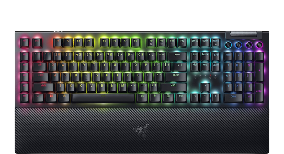 Клавіатура Razer BlackWidow V4 Yellow Switch RGB Black (RZ03-04692500-R3R1)