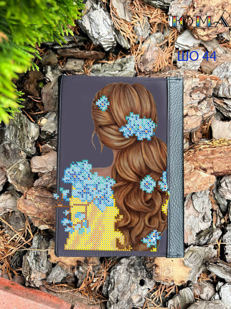 Шкіряна обкладинка для щоденника під вишивку, фото 1