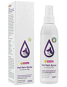 Витомакс Vitomax Pet Skin Spray антибактеріальний протигрибковий спрей для котів і собак, 200 мл