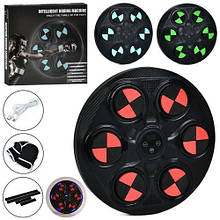 Боксерський набір MS 4449/4464 MIX тренажер-мішень 6цілей,42-42см, 15швидкостей, 15 режимів, рукавич, MS 4464 MIX 36-36см