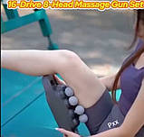 Потужний масажер з 9 режимами та 30 рівнями інтенсивності – для тіла, спини, ніг і рук, фото 10