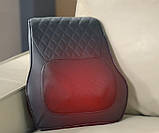 Ергономічна масажна подушка з підігрівом та 3 режимами – для шиї, спини, попереку та ніг, фото 10