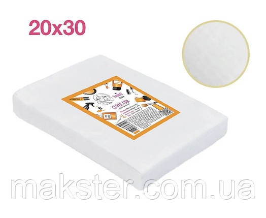 Серветки спанлейс Panni Mlada, 20×30 см, складені у пластах, гладкі 100 шт/уп, 40 г/м², фото 1