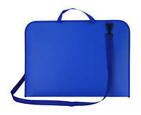 Портфель пластиковий на блискавці A2 MX30041 синій