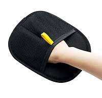 Щітка рукавичка для вичісування шерсті тварин у котів та собак гребінець