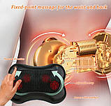 Масажна подушка Шиацу з підігрівом – для шиї, спини, попереку та ніг, фото 6