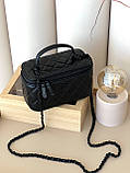 Сумка Chanel Classic Black Lambskin чорний матовий, фото 2