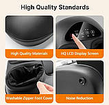 Електричний масажер для ніг з підігрівом і LCD дисплеєм – 3 режими, компресія та знімний чохол, фото 3