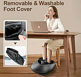 Електричний масажер для ніг з підігрівом і LCD дисплеєм – 3 режими, компресія та знімний чохол, фото 7