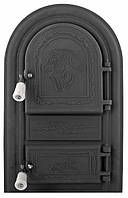 Дверцята пічні Leon 345х560 мм. Дверцята для кухні, барбекю