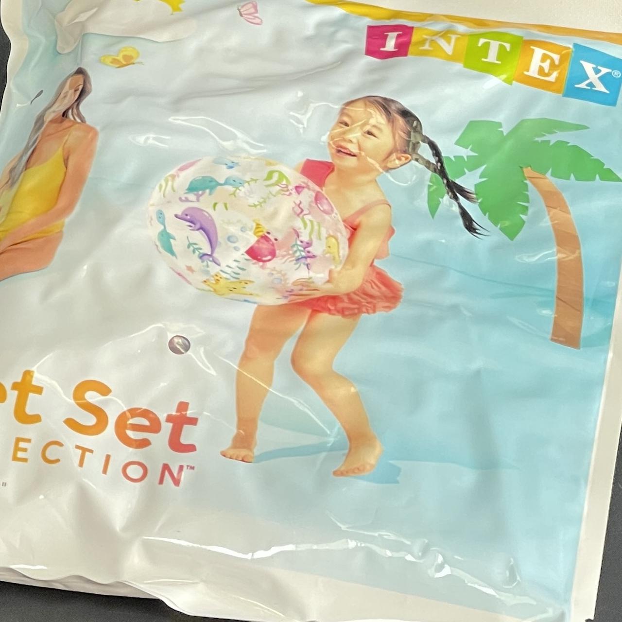 Мяч для плавання Intex "Кольорові малюнки. Морські жителі", 51 см, 59040 NP ЛТ, фото 1