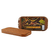 Кокосовий субстрат для тераріуму для равликів Ахатин, рептилій, амфібій, павуків, змій TerriX кокос пресований 2,8 л