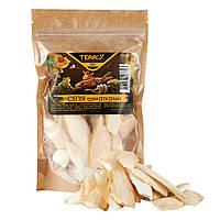 Панцир каракатиці Сепія TerriX шматочки - 50г, корм для равликів Ахатин, папуг, черепах