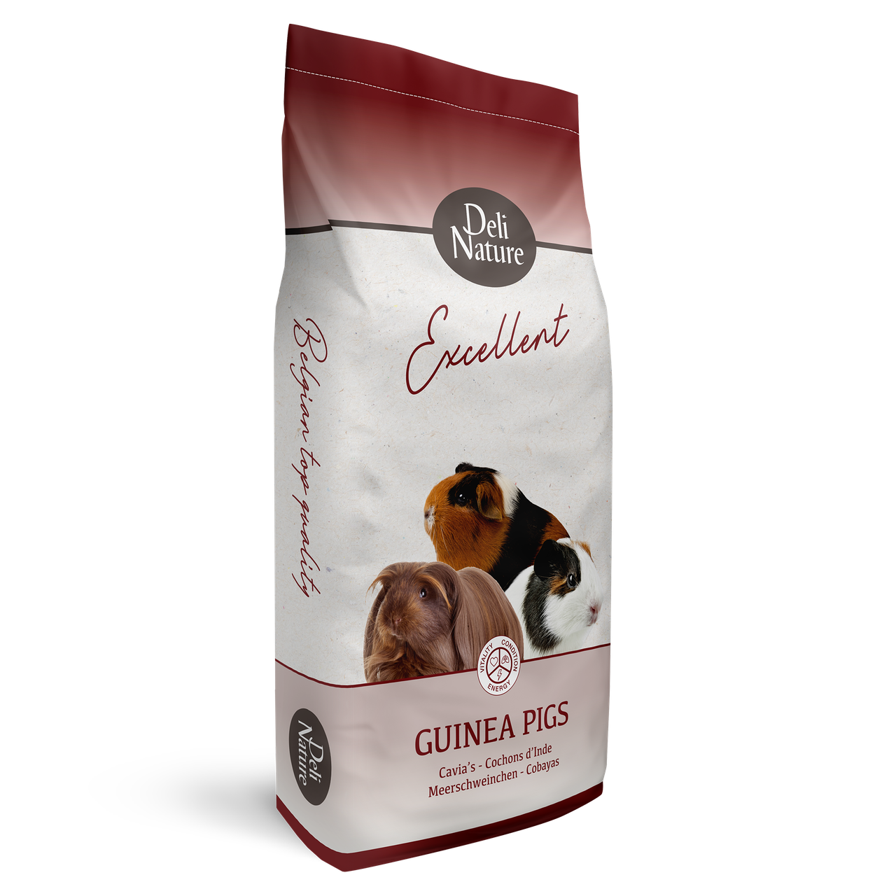 Повноцінний корм для Морських свинок з вітаміном С Deli Nature Premium GUINEA PIGS на вагу 1000 г, фото 1