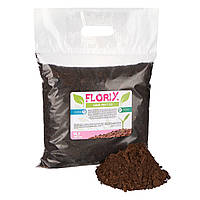 Торф кислий FloriX sour peat для Азалій, Гортензій, Лохини 5 л
