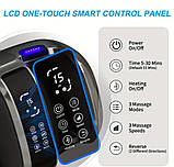 Електричний масажер для ніг з підігрівом та різними режимами масажу, фото 3