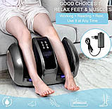 Електричний масажер для ніг з підігрівом та різними режимами масажу, фото 5