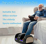 Електричний масажер для ніг з підігрівом та різними режимами масажу, фото 6