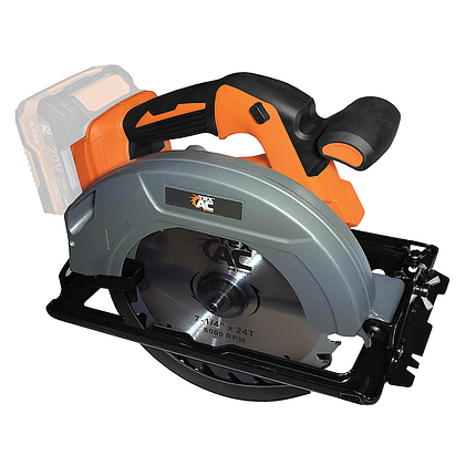 Потужна акумуляторна дискова циркулярна пила Tex.AC TAOE-CS185 : без АКБ, диск 185мм (TAOE-CS185), фото 1