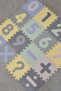 Килимок-пазл Цифри 16 пазлів 31х31х1см