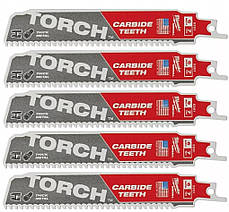 Полотно для шабельних пил TORCH CARBIDE MilwaukeePRO, 150х3,1 мм, (5 шт.)