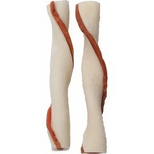 Ласощі для собак Weifang Sansho Food кручені палички з сиром'ятної шкіри з курячим м'ясом 500 г