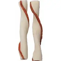 Ласощі для собак Weifang Sansho Food кручені палички з сиром'ятної шкіри з курячим м'ясом 500 г