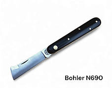 Прищепний ніж Due Buoi 202AP-N690 (Італія) з нержавіючої сталі BÖHLER