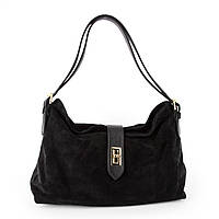 Сумка жіноча замшева Virginia Conti 04034 чорна