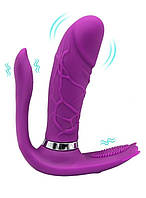 Вібратор Love Toy з пультом і додатком, стимулятор клітора-метелик та підігрів точки G