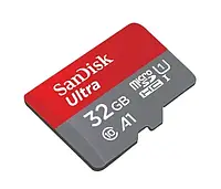 Карта памяти SanDisk Ultra microSDHC 32 ГБ, Class 10, A1, до 120 МБ/с