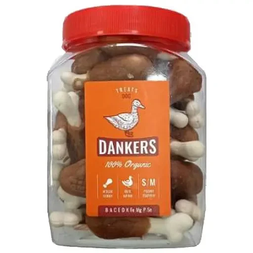 Ласощі для собак Dankers М'ясні ніжки з м'яса качки 500 г
