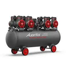 Компресор безмасляний поршневий 120л 220В AUARITA 2-1450X4F120-220