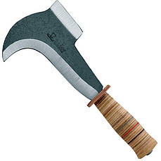 Двосторонній мачете Due Cigni Pennatino у шкіряному чохлі, 180 мм (2C_261/18)