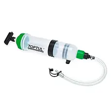 Шприц для відкачування та закачування оливи та технічних рідин 1,5 л TOPTULPRO JJDZ0115