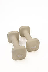 Гантелі WCGPRO Cube 2×2 кг для фітнесу, кольорові, компактні