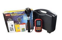 Анемометр (вимірювач потоку повітря) 0,3-45 м/с, 0-45 °C BENETECH GM8909, фото 5