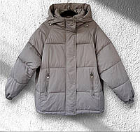 Жіноча демісезонна куртка,єврозима, широкий оверсайз, по біркам XL,2XL підійде до 56/58р.р., див.заміри в описі