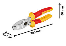 Ножиці VDE, 200 мм (1600A02NF4)