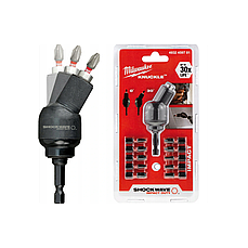 Набір біт SHOCKWAVE MilwaukeePRO з насадкою Knuckle (11шт)
