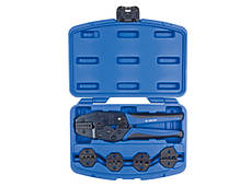 Крімпер храповичний для обжима ізольованих накінечників 5 одиниць в пастиковому кесі