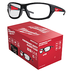 Окуляри захисні PERFORMANCE MilwaukeePRO з покриттям AS/AF (прозорі) (48 шт)